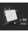 50W LED projektør med sensor - 120lm/W, IP65, PIR sensor, udendørs