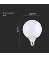 E27 22W LED globepære - Ø12 cm, G120, mat 