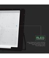 1000W LED projektør - 160lm/W, IP65, Samsung LED chip, udendørs, sort kabinet