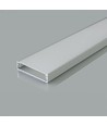 2m aluprofil monteringssæt - Inkl. cover, 40x10mm
