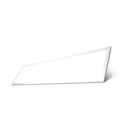 120x30 - 40W LED panel, 110lm/W - 4000K, hvid kant, indbygning/påbygning
