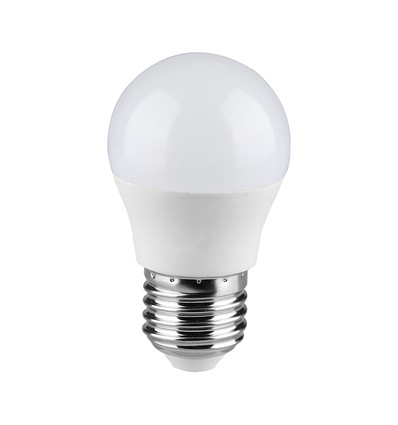 G45 VT-290 LED 6,5W E27 - plastpære, Cree chip, 3000K, 6 års garanti