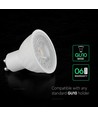 GU10 4,5W LED pære - Cree chip, hvid plast