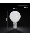 E14 3,7W LED kronepære - P45, 320lm, plast, CREE chip 6 års garanti