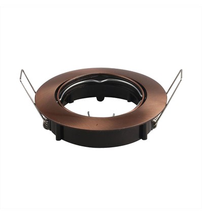 GU10 Bronze indbygningsspot - Rund, , IP20, Flot design