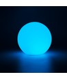 Ø12 cm RGB LED bold - Genopladelig, med fjernbetjening, IP66