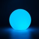 Ø15 cm RGB LED bold - Genopladelig, med fjernbetjening, IP66