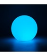 Ø15 cm RGB LED bold - Genopladelig, med fjernbetjening, IP66