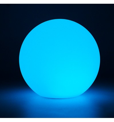 Ø20 cm RGB LED bold - Genopladelig, med fjernbetjening, IP66