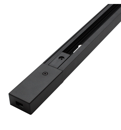 2m skinner til skinnespot - 1-faset, sort, 1F2W