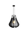 E27 Designer pendel, Ø42cm - Mat sort, dekorativ loftlampe, uden lyskilde