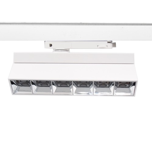 36W 3-faset RA92 LED lysskinne - 23,5 cm, Hvid, Justerbar