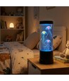 Jellyfish RGB 25cm høj lampe - Ø9 cm, perfekt til børn og barnlige sjæle