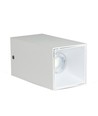 Vt-882 lampe GU10 - firkantet, hvid+hvid