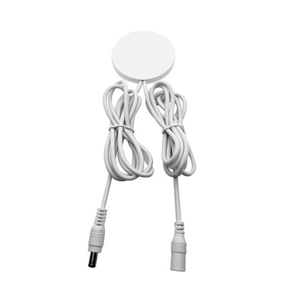 Skjult touch-lysdæmper til LED - Hvid, 12V (72W), 24V (144W), op til 2,5cm tykkelse