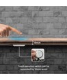 Skjult touch-lysdæmper til LED strip - Hvid, 12V (72W), 24V (144W), op til 2,5cm tykkelse