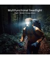 3W LED pandelampe - IP43, hvid og RGB lys, 8 lysfunktioner, inkl. beslag