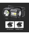 3W LED pandelampe - IP43, hvid og RGB lys, 8 lysfunktioner, inkl. beslag