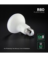 Vt-280 LED pære 11W E27 - R80, Cree chip, 4000K, 6 års garanti