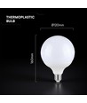 E27 22W LED globepære - Ø12 cm, 6 års garanti, G120, Cree chip