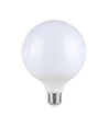 E27 22W LED G120 globepære - Samsung LED chip, 2650lm, hvid plast, varm hvid