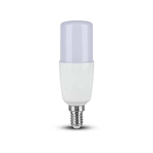 E14 7,5W LED pære - T37, 660lm, 6400K, kold hvid, erstatter 50W