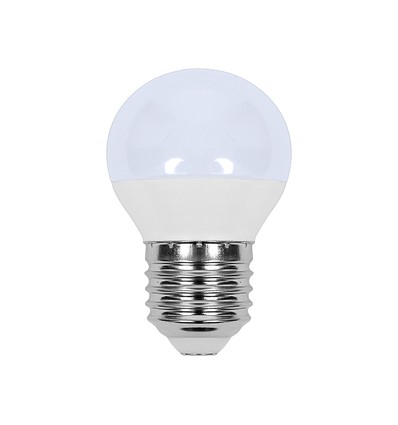 E27 3,7W LED kronepære - G45, 320lm, erstatter 25W, 180° lysspredning