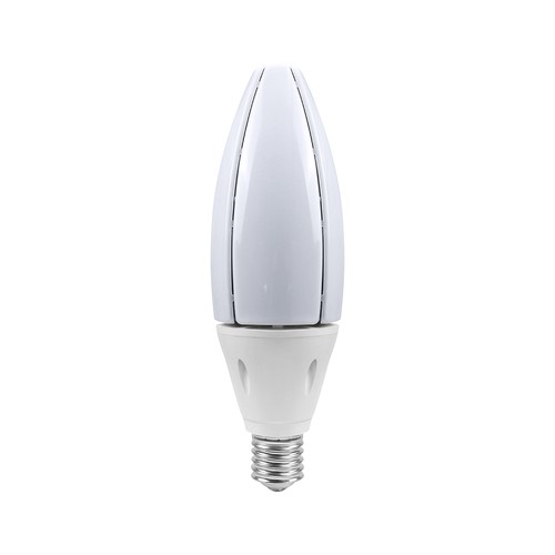 E40 60W LED pære - Samsung LED chip, 102x320mm, 5 års garanti, olivenformet