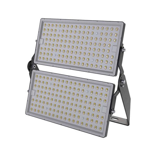 500W LED projektør - 135lm/W, IP65, 67.500lm, sort kabinet, udendørs