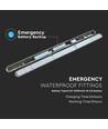 120cm VT-120136E LED armatur 36W - vandtæt, med Samsung-chip, nødsæt, V-Tac