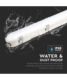 120cm VT-120136E LED armatur 36W - vandtæt, med Samsung-chip, nødsæt, V-Tac