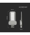 150W LED gadelampe, Samsung LED chip - 135lm/W, IP65, 6500K, 5 års garanti