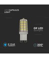 G9 3W LED pære - Samsung LED chip, 300°, 330lm, 5 års garanti