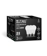 A65 VT-2015 LED 15W E27 - plastpære, 6500K, 200°, 3 stk./pakke