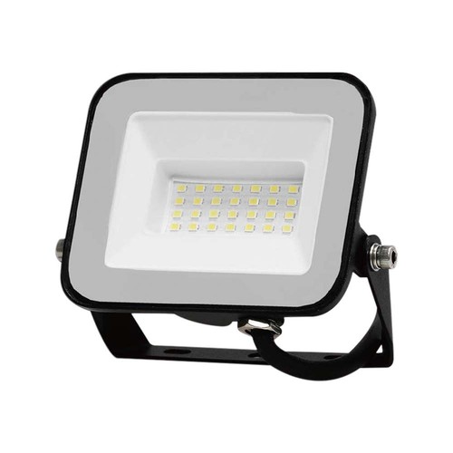 30W LED projektør, Samsung LED chip - IP65, sort, 3000K, PRO-Series, udendørs