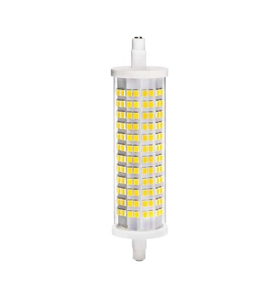 R7S 118mm / 16W LED pære - 2000lm, 300° spredning, erstatter 126W, keramisk hus