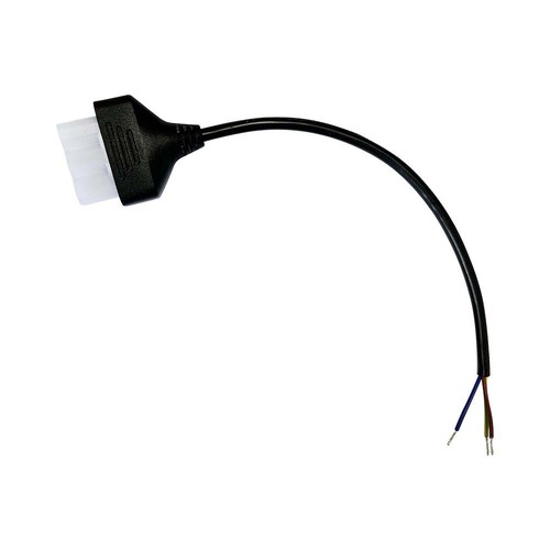 0,3m strømkabel til VT4140, sort - 3x0,75mm²