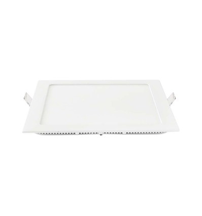 6W Firkantet LED indbygningspanel - 490lm, 6400K, Hul: 11x11 cm, Mål: 12x12 cm, flicker free