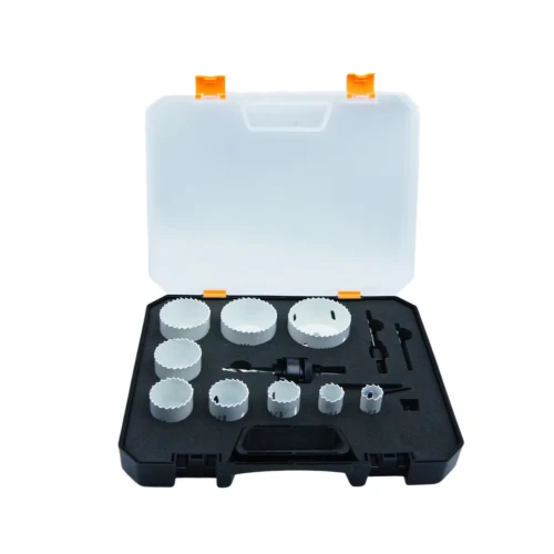 Sæt med 9 stk. kopbor - Ø19-64mm, Bi-metal hulsav