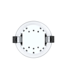 10x 7W Lavprofil indbygningsspot RA96 - Direkte i isolering, dæmpbar, Hul: Ø6,8 cm, Mål: Ø9,3 cm