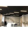 Sort Troldtekt LED Skinnesæt 3x60 cm - Planforsænket, Akustilight inkl. ledninger og driver