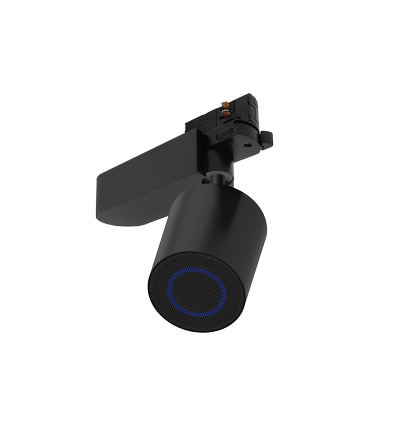 Bluetooth højttaler til 3-faset skinner - Sort, 10W