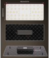 Vækstlampe 240W - Inkl. ophæng, fuldt spektrum, uden blæser, IP54