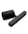 Magnetisk Mini LED skinnespot - Antracit, 1W, Passer til PicoTrack 2 skinner, RA92, 12V
