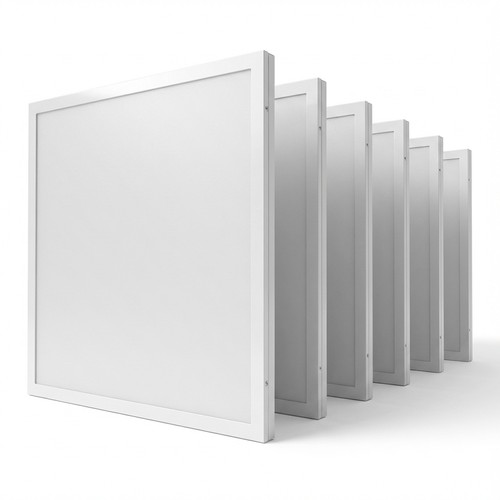 6x LED paneler 60x60 i ramme - 40W, til direkte montering