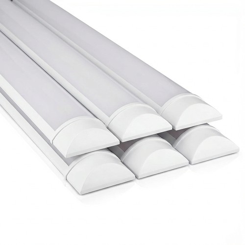 6x 50W komplet LED armatur - 150 cm, 3 års producentgaranti, 230V