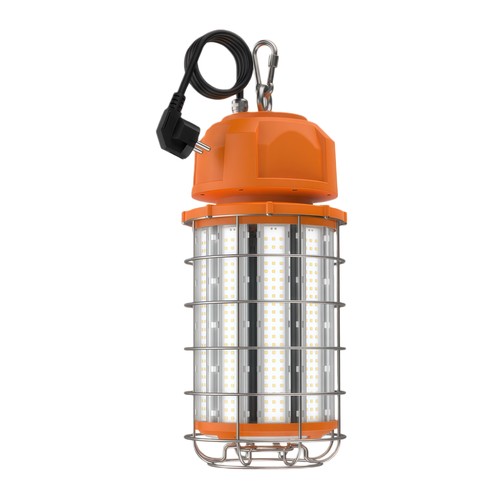 150W Arbejdslys LED med karabin og 5m ledning - 5000K, Schuko stik