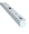 120cm 40W komplet LED armatur, Gennemfortrådet - IP20