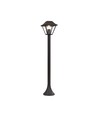 Klassisk pullertlampe E27 - mat sort, klarglas