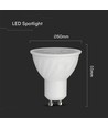 Vt-247d spotlys 6W GU10 - plast, Cree chip, 6500K, 110°, dæmpbar, 6 års garanti